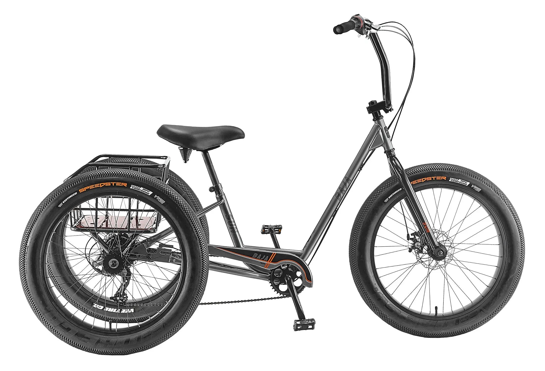Sun Bicycles Baja Trike 7-Speed Graphite Metallic/Black BIKEFACTORY Hawaii