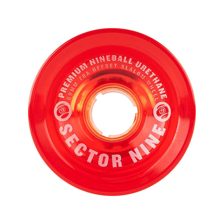 Sector 9 Nineball 69mm 78a Wheels Red Sector 9