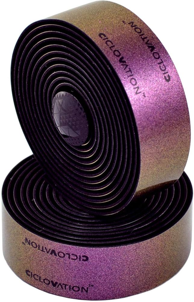 Ciclovation Leather Touch Handlebar Tape - Aurora Purple