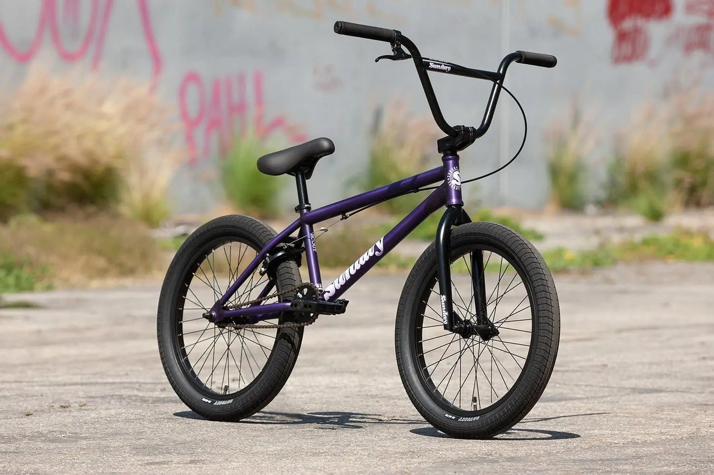 Sunday Bikes Scout 20.75" TT Complete Matte Translucent Purple (194) Sunday Bikes