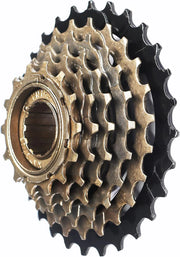 Dimension 6-Speed 14-34T Freewheel - Brown and Black