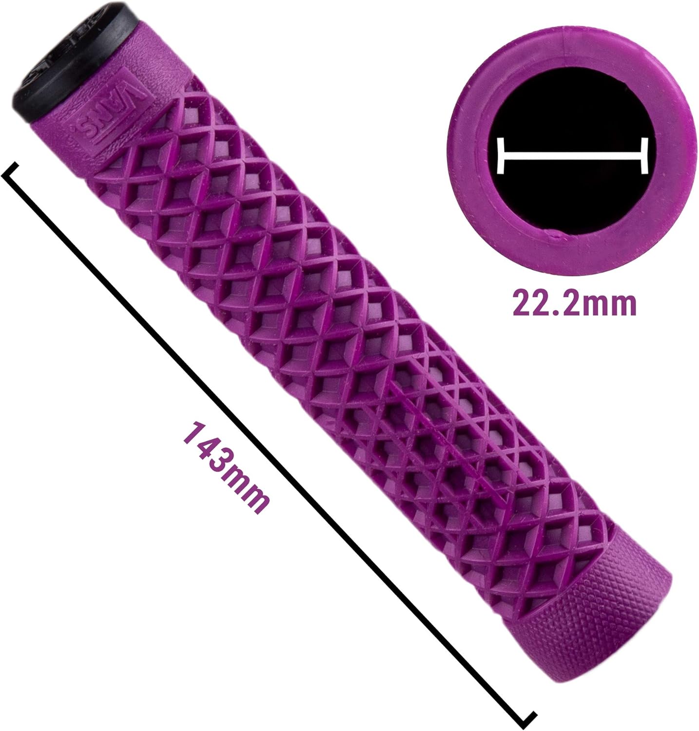 Cult Bikes/Vans Flangeless Grip Purple (by ODI)
