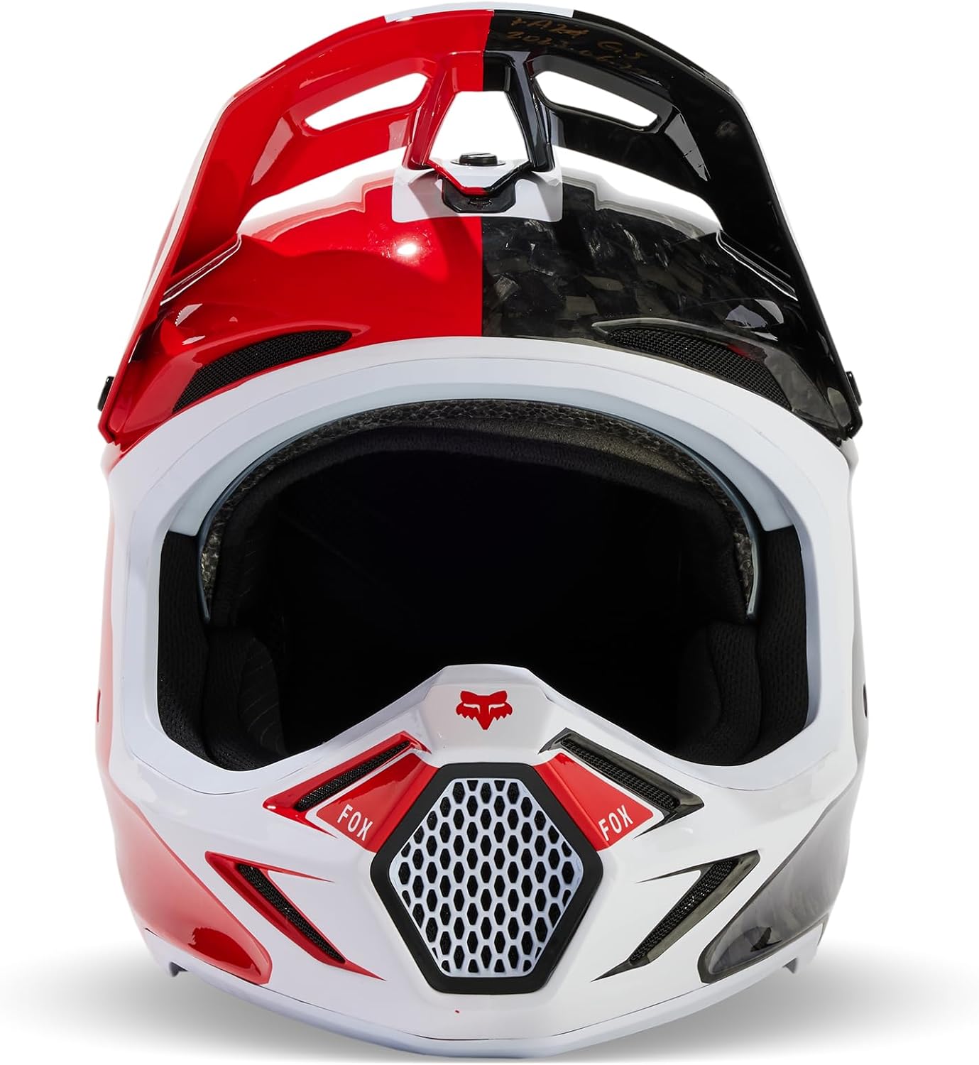 Fox Racing V3 RS Optical Helmet [Flo Red] Large