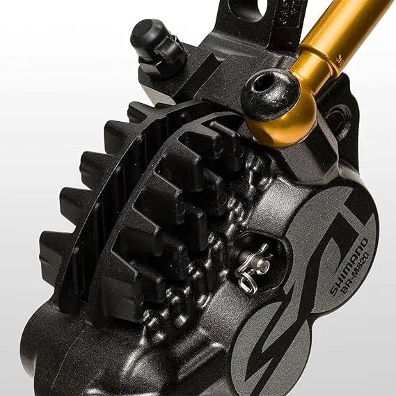 Shimano Saint BL-M820-B/BR-M820 Front Hydraulic Disc Brake & Lever - Finned Metal Pads, Black BIKEFACTORY Hawaii