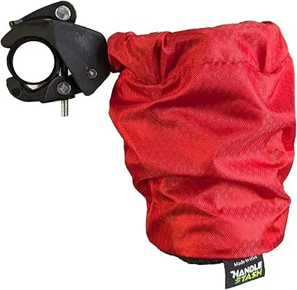 HandleStash Shock-Absorbing Bike Cup Holder Red Hot Diamond HandleStash