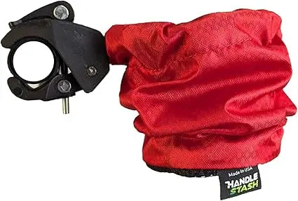 HandleStash Shock-Absorbing Bike Cup Holder Red Hot Diamond HandleStash