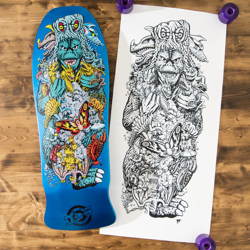 Santa Cruz Godzilla Kaiju Roskopp Deck 10.125" BIKEFACTORY Hawaii