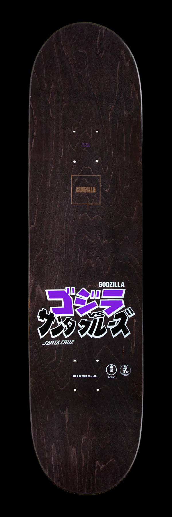 Santa Cruz Godzilla Shin Knox Firepit Deck 8.5" BIKEFACTORY Hawaii