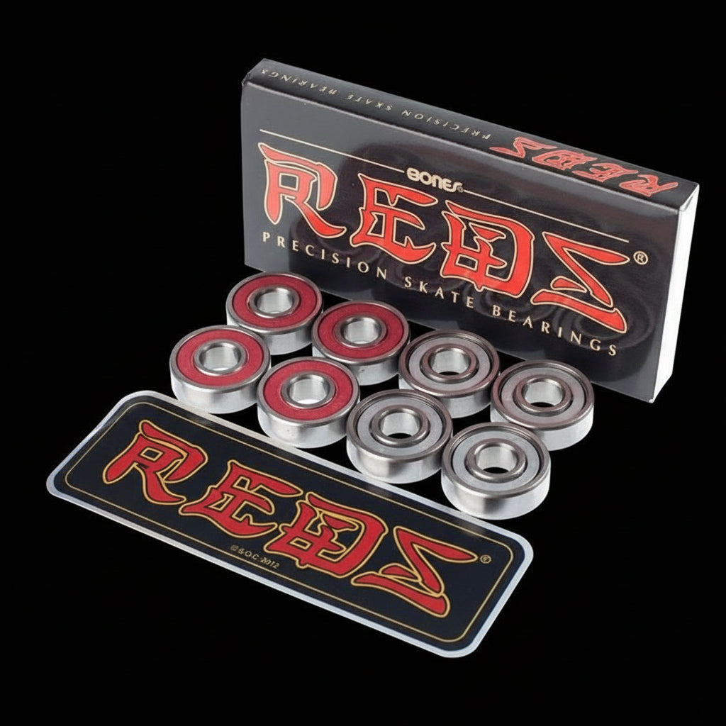 Bones Reds Sticker Bones Reds Skate Bearings 8-Pack - BIKEFACTORY HAWAII
