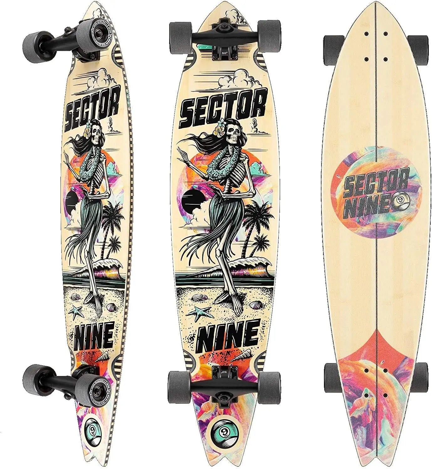 Sector 9 "Ohana Offshore" 39.5"X 9.35" Complete BIKEFACTORY Hawaii