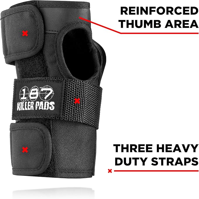 187 Wrist Guard Black Small