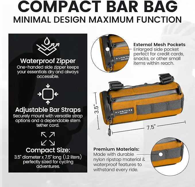 Almsthre Compact Bar Bag California Gold Almsthre