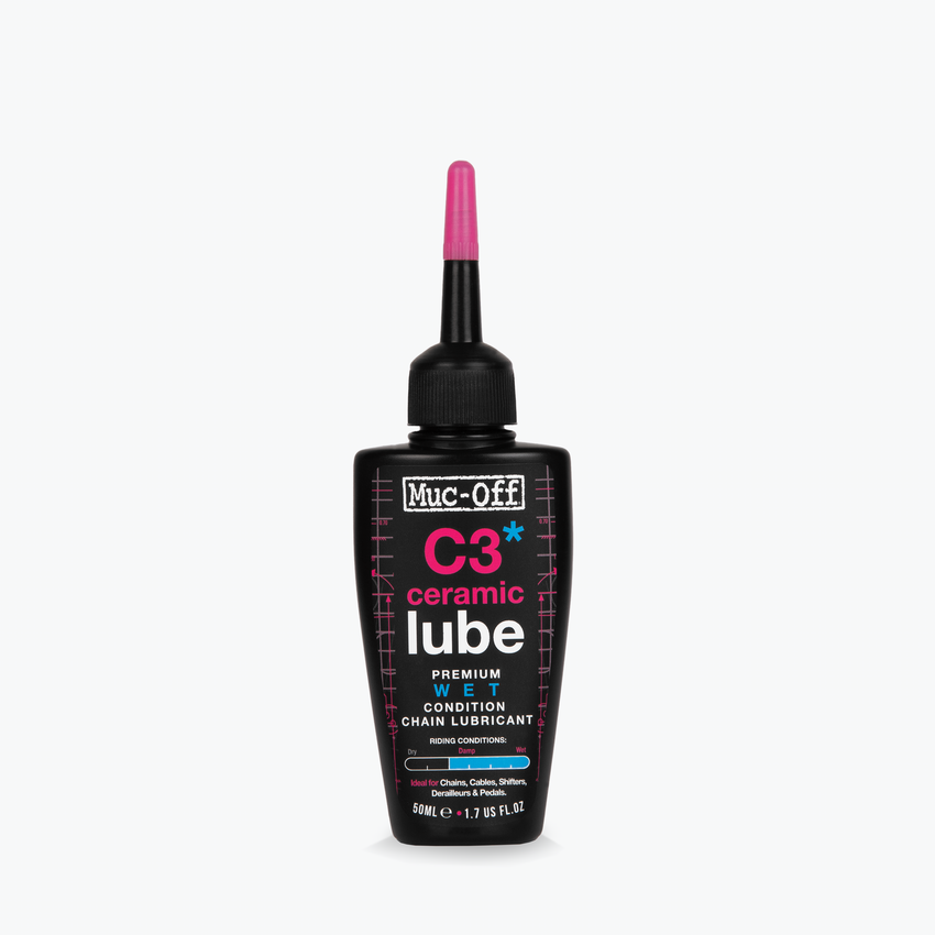 Muc-Off C3 Wet Ceramic Bike Chain Lube - 50ml Drip