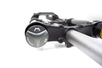 Marzocchi Bomber 58 Suspension Fork: 27.5", 203mm Travel 20 x 110mm, SHINEY BLACK