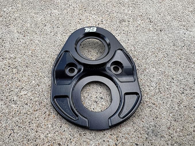 Titanium Aluminum Key Cover/USB Plate for E-Ride Pro/Surron - Black