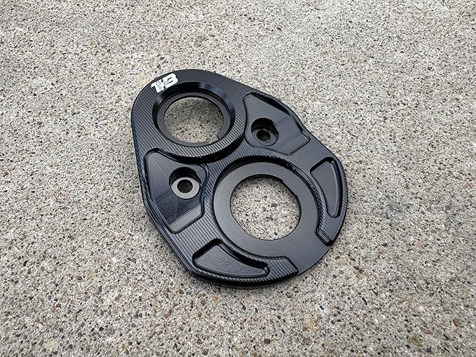 Titanium Aluminum Key Cover/USB Plate for E-Ride Pro/Surron - Black