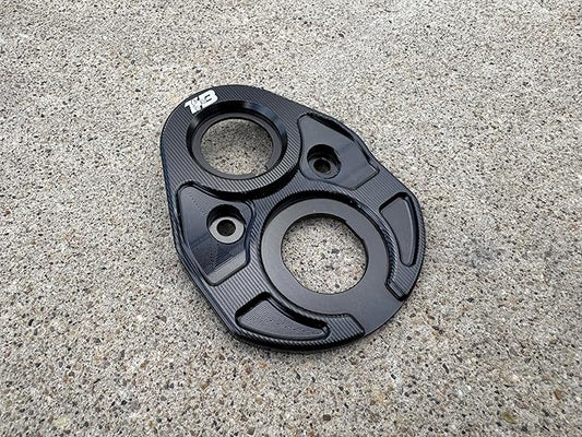 Titanium Aluminum Key Cover/USB Plate for E-Ride Pro/Surron - Black