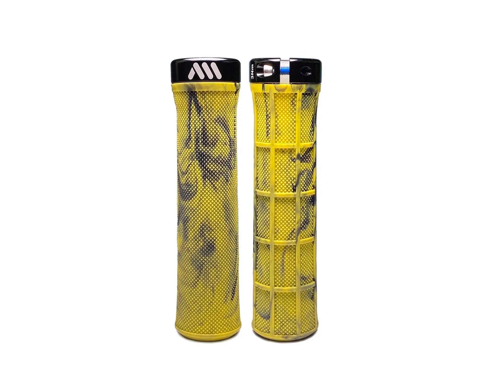 All Mountain Style Berm Grips - Yellow Camo All Mountain Style