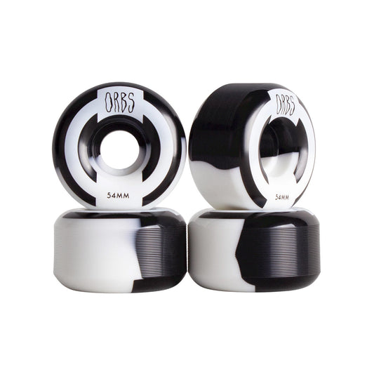 Welcome Skateboards Orbs Apparitions Wheels Splits Black/White 54mm