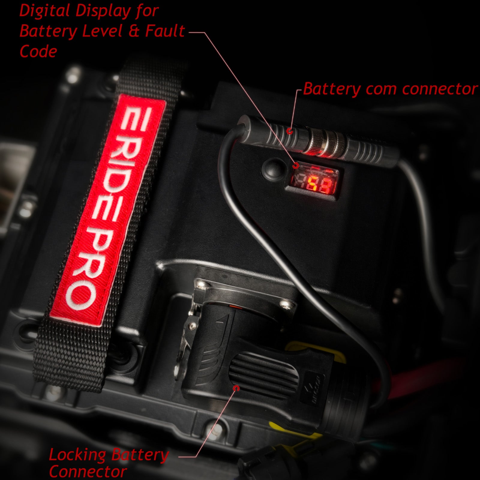 E RIDE PRO - PRO 4.0 - 19"/18" Electric Dirtbike "Long Seat"