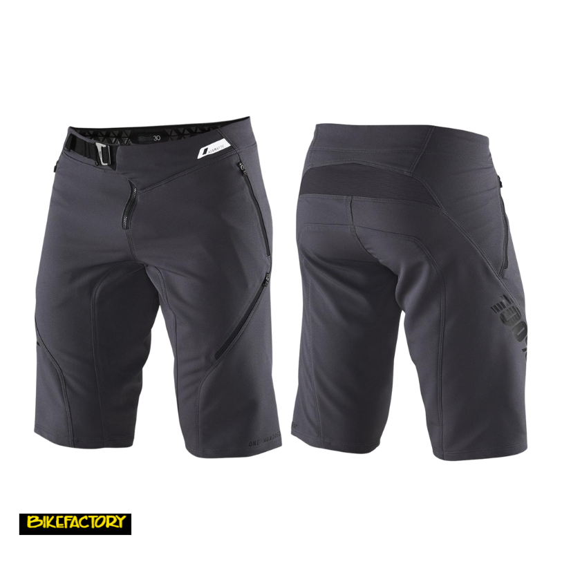 100% Airmatic Mountain Short Black/Grey 30