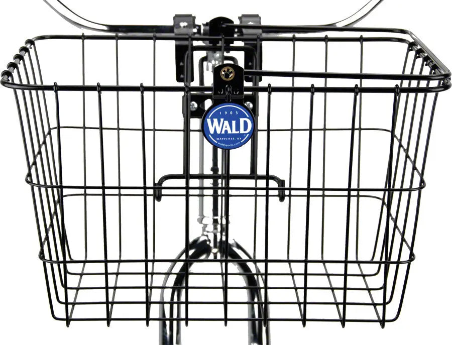 Wald USA #3133 Q/R Front Basket 14"x9"x9" Black BIKEFACTORY Hawaii