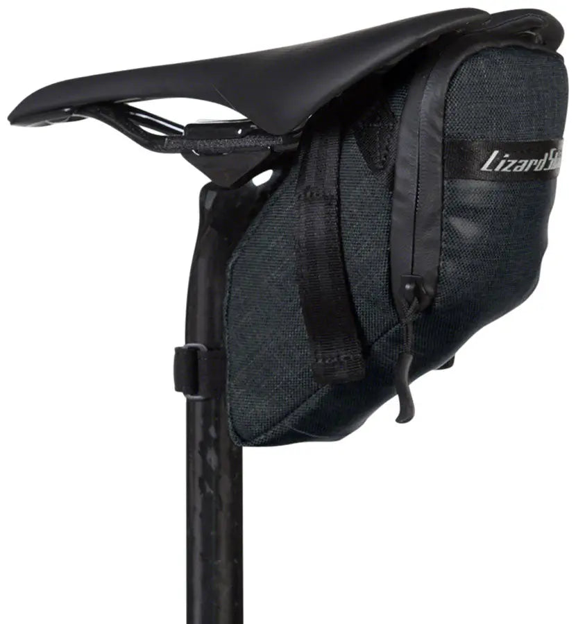 Lizard Skins Mega Cache XL Saddle Bag Jet Black Lizard Skins