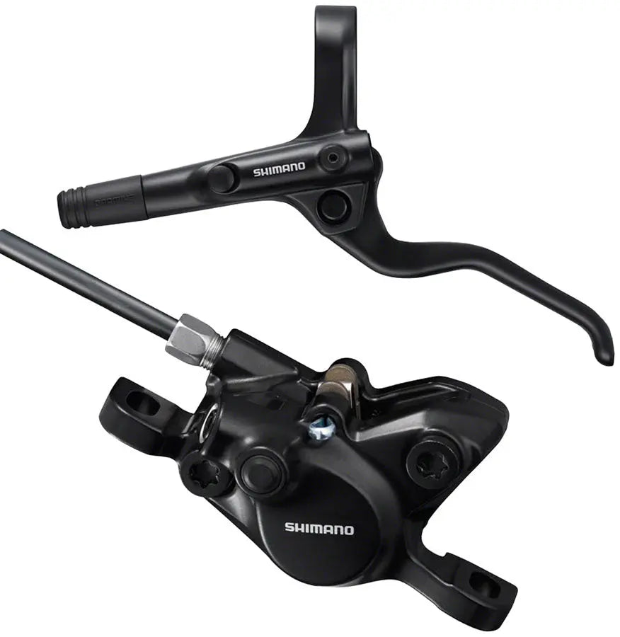 Shimano BR-MT200 Disc Brake & BL-MT201 Lever - Front Hydraulic, 2-Piston, Post Mount, Black BIKEFACTORY Hawaii