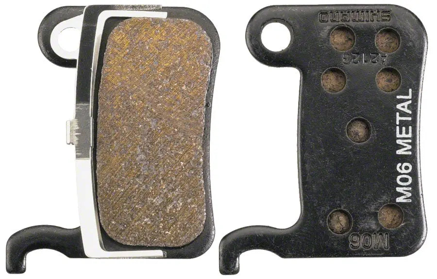 Shimano M06-MX Disc Brake Pads and Springs - Metal Compound, Steel Back Plate BIKEFACTORY Hawaii