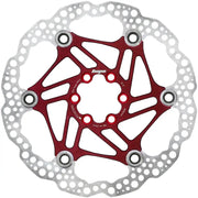 Hope Floating Disc Brake Rotor - 180mm, 6-Bolt, Red Hope