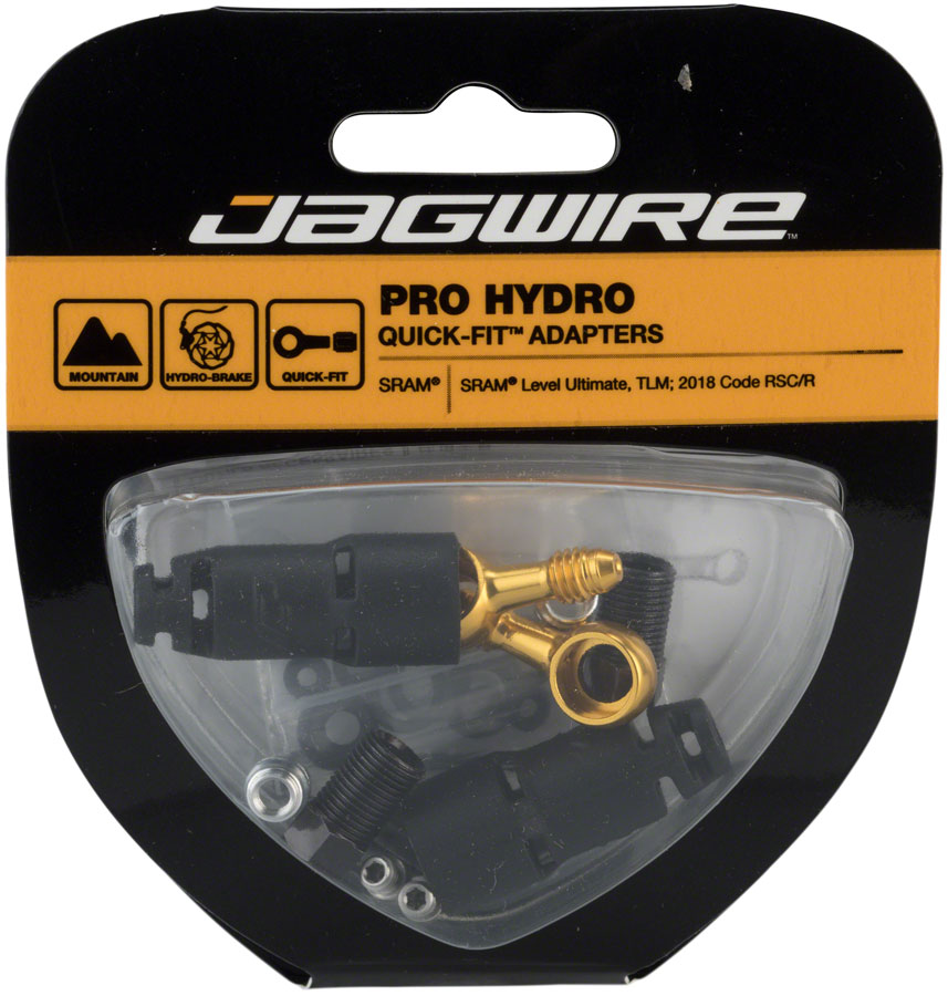 Jagwire Pro Quick-Fit Adapters for Hydraulic Hose - Fits SRAM Code R/RSC/Level TLM/Ultimate BIKEFACTORY HAWAII
