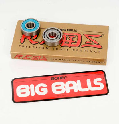 Bones Big Balls Reds Skate Bearings 8-Pack Bones