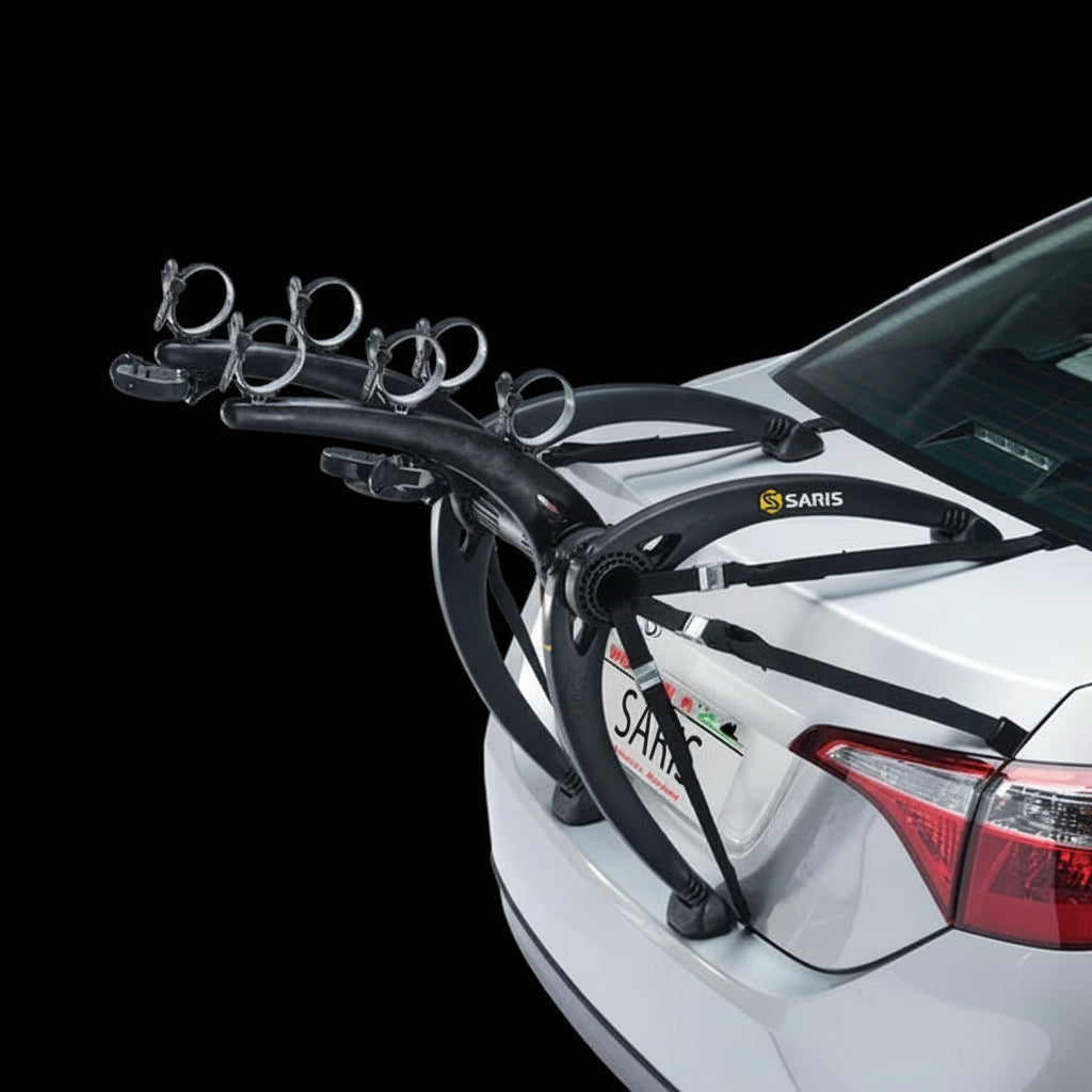 Saris Bones 3-Bike Trunk Rack (801) - Black BIKEFACTORY Hawaii