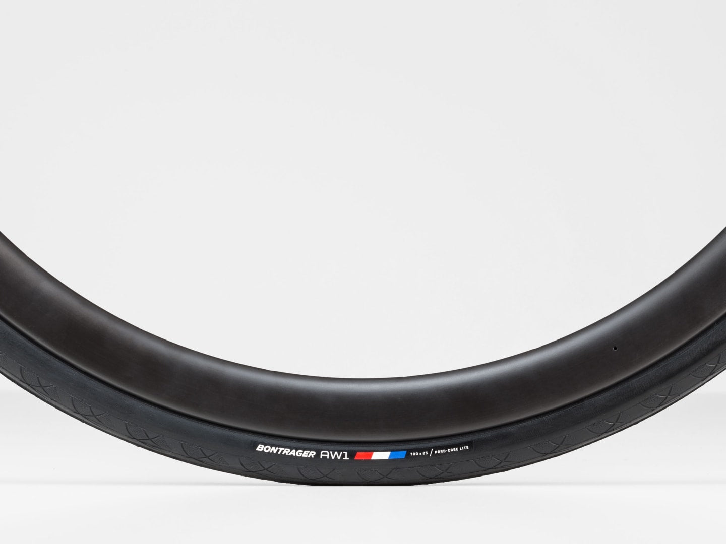 Bontrager AW1 Hard-Case Lite Road Tire 700C x 25mm Black Trek Bicycle Corporation