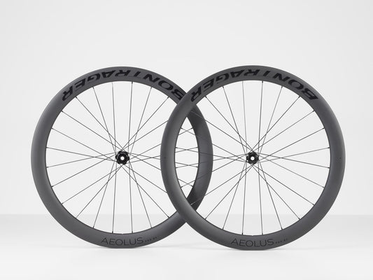 Bontrager Aeolus Pro 51 TLR Disc Road Wheel, Black Front
