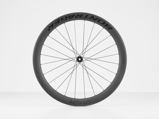 Bontrager Aeolus Pro 51 TLR Disc Road Wheel, Black Front