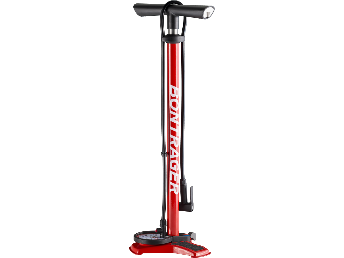 Bontrager Dual Charger Floor Pump Red