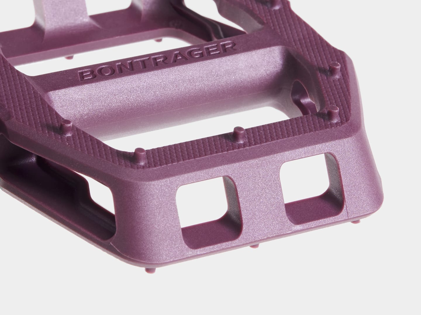 Bontrager Line Comp Flat Pedal Set 9/16"(15mm) Mulberry Bontrager