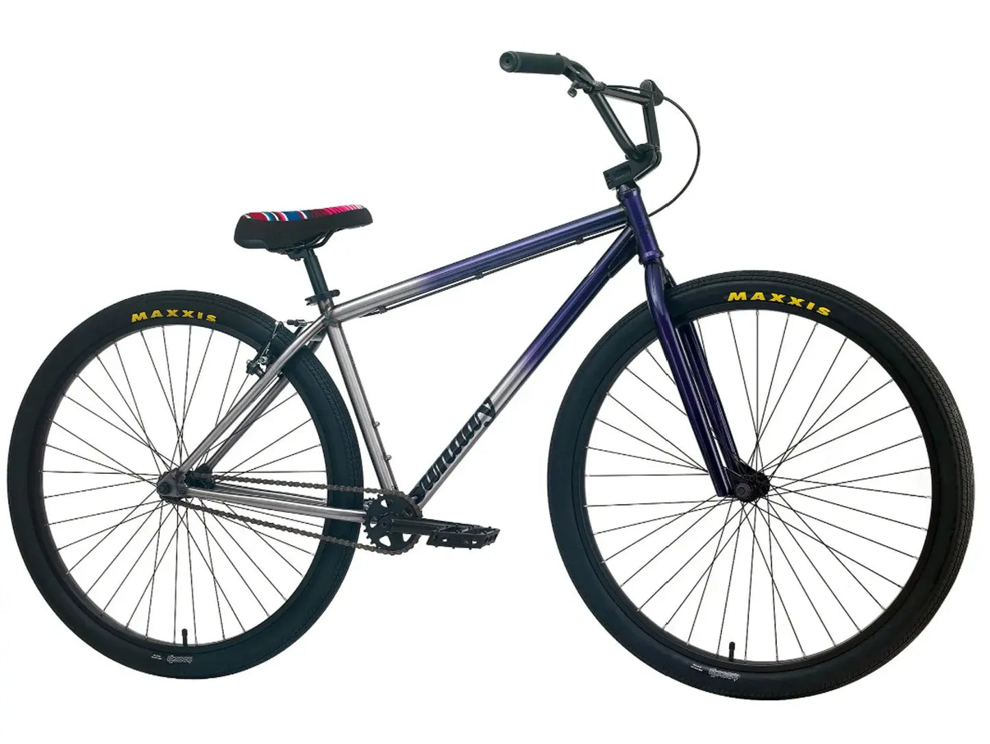 Sunday Bikes High C 29" Complete Gloss Trans Purple to Raw Fade (213) Sunday Bikes