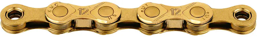 KMC e12 Chain - 12-Speed, 136 Links, Ti Gold KMC Chain
