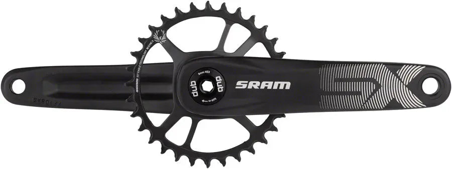 SRAM SX Eagle Cranks - 175mm, 12-Speed, 32t, Direct Mount, DUB Spindle, Black, A1 BIKEFACTORY Hawaii