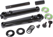 Sunday Saker v2 8 Spline Cranks - 170mm, With 19mm MID BB, Left or Right Hand Drive, Black