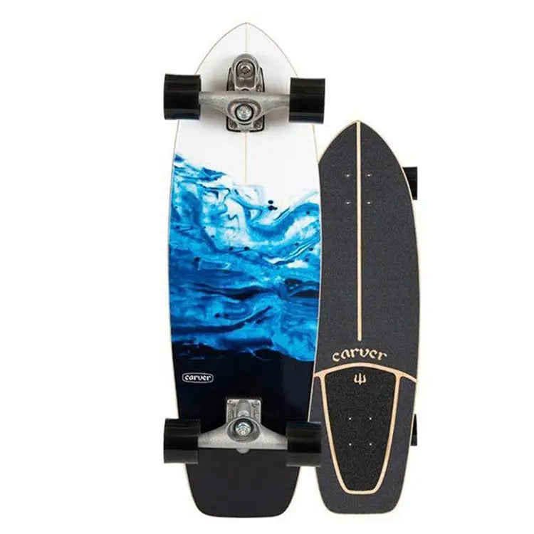 Carver C7 Raw 31" Resin Surfskate Complete (2021) Carver Skateboards