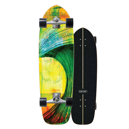 Carver C7 Raw 33.75“ Greenroom Surfskate Complete