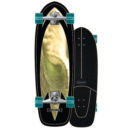 Carver C7 Raw 31.25" Super Slab Surfskate Complete (2021)