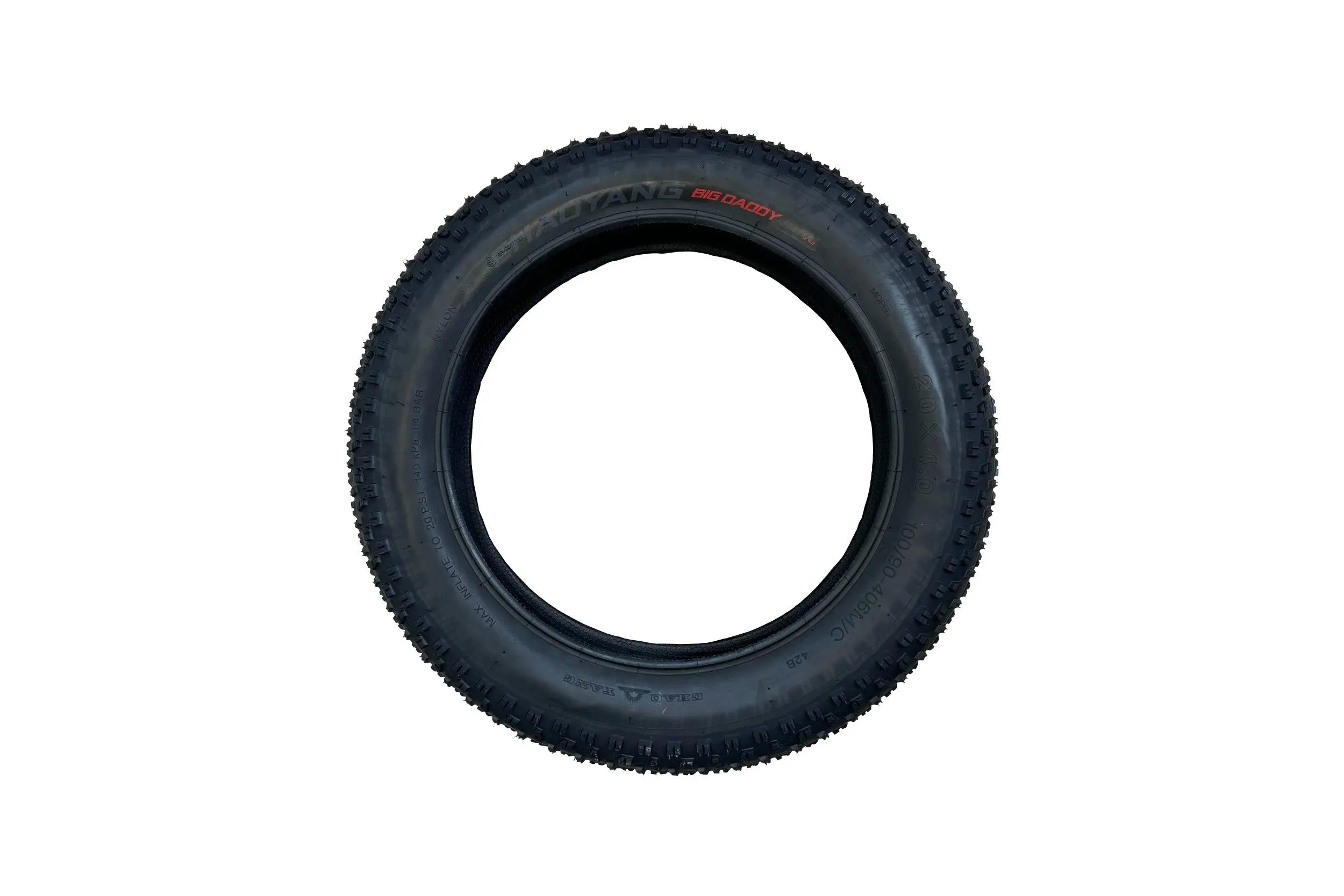 Aima Big Daddy 26 X 4.0 Folding Fat Bike Tire Black AIMA