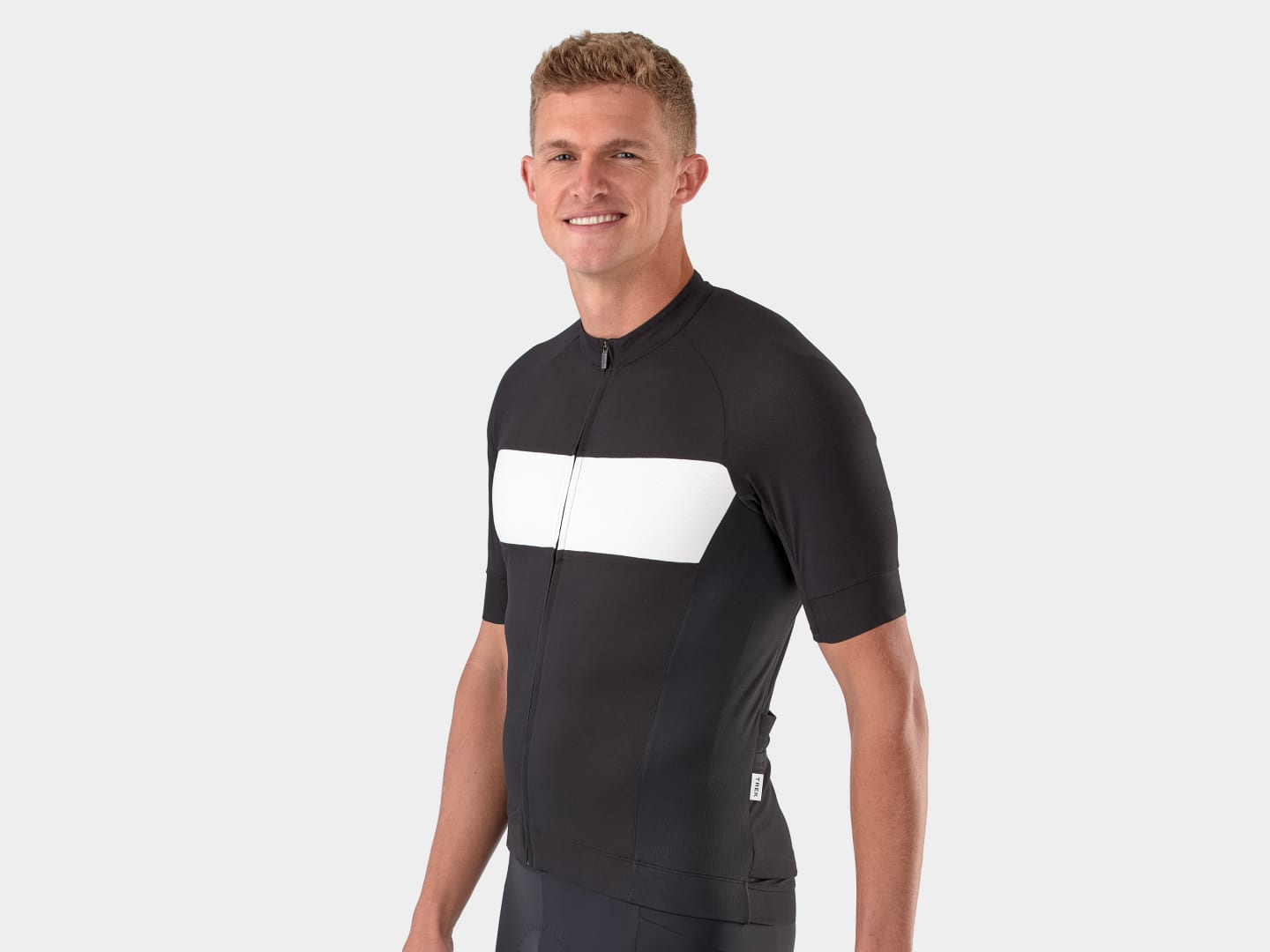 Trek Circuit LTD Cycling Jersey - Black/White (L) Trek Bicycle Corporation