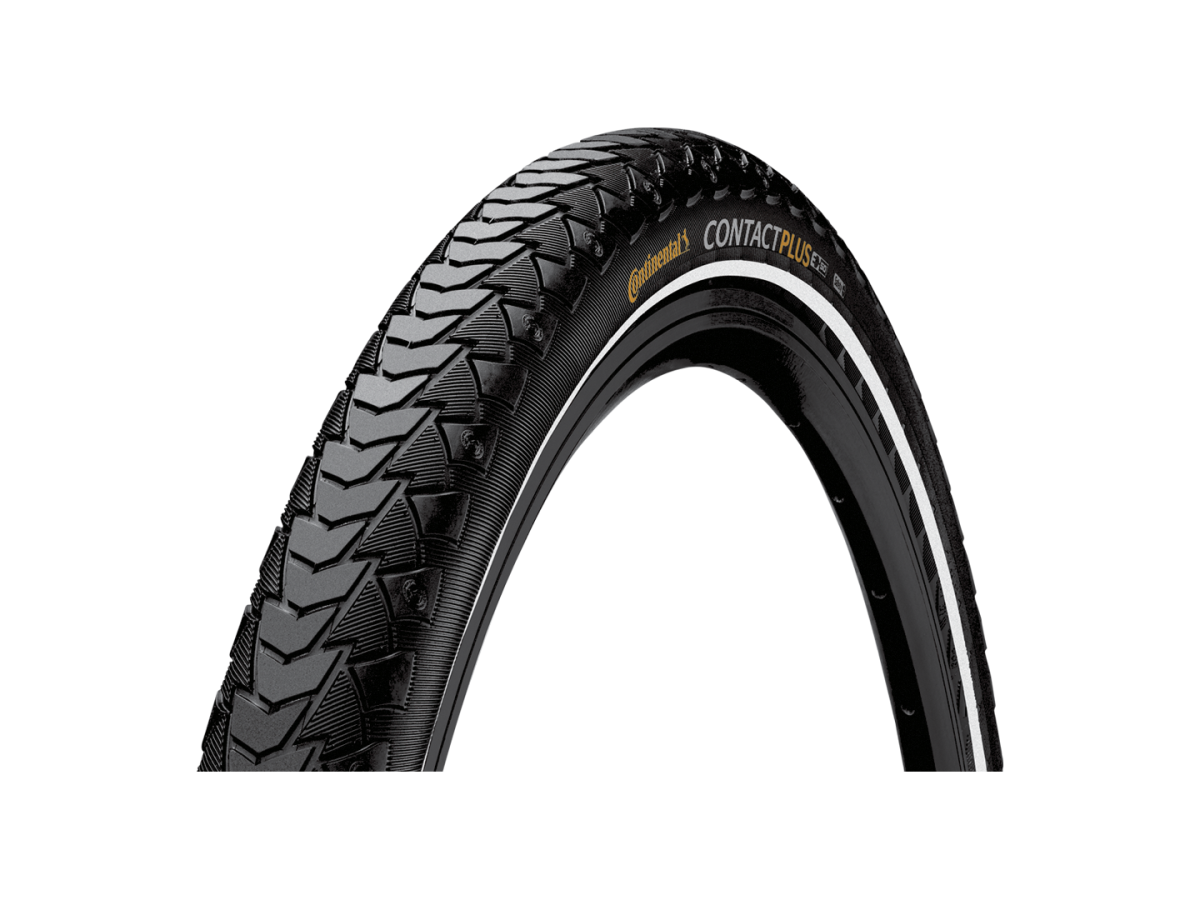 Continental Contact Plus Reflective Tire 700C x 42mm - Black