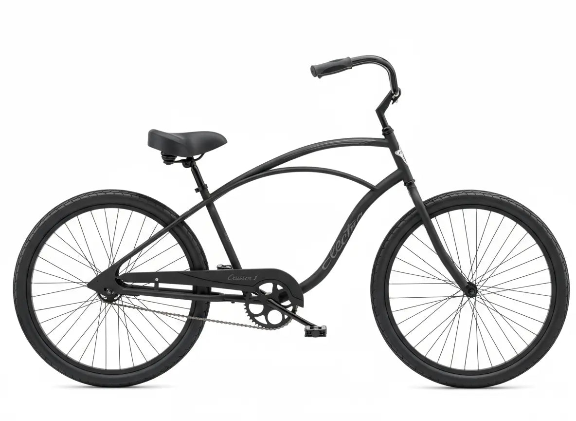 Electra Cruiser 1 24" Mens Matte Black ELECTRA
