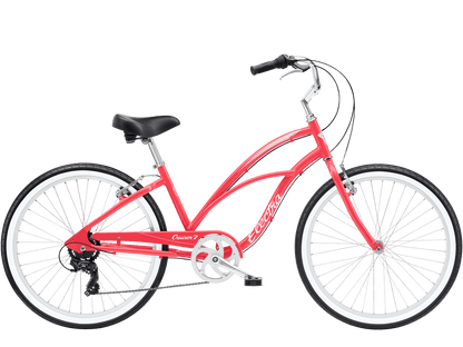 Electra Cruiser 7D Step-Thru 26" wheel Hibiscus